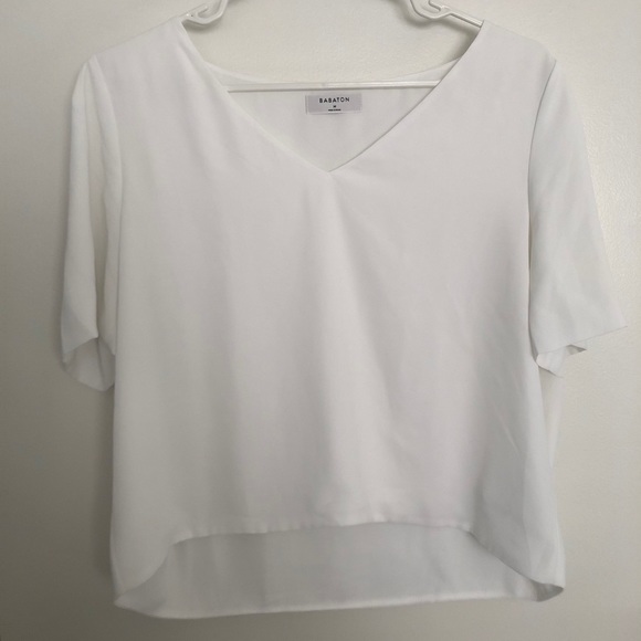 Aritzia Randy Blouse Size Médium White - Picture 3 of 5